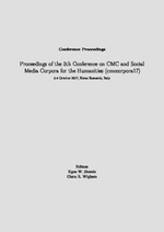 Proceedings of the 5th Conference on CMC and Social Media Corpora for the Humanities