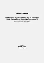 Proceedings of the 5th Conference on CMC and Social Media Corpora for the Humanities