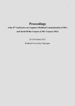 Proceedings of the 8th Conference on Computer-Mediated Communication CMC and Social Media Corpora (CMC-Corpora2021)