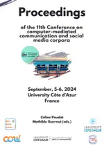 Proceedings of the 11th Conference on CMC and Social Media Corpora for the Humanities